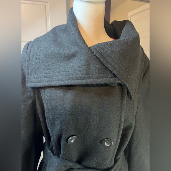 Old Navy Bell 3/4 Sleeve Wool Peacoat Size L - Picture 2 of 6